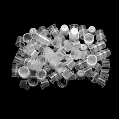 ถ้วยหมึกสักพลาสติกแบบใช้แล้วทิ้ง